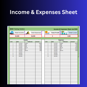 Automation Income & Expenses Sheet
