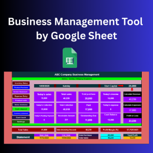 Business Management Tool by Google Sheet Automation
