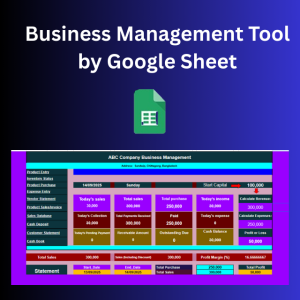 Business Management Tool (Google Sheet Automation)